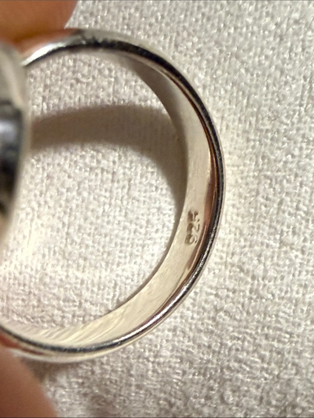 Moonstone 925 sterling silver ring 6